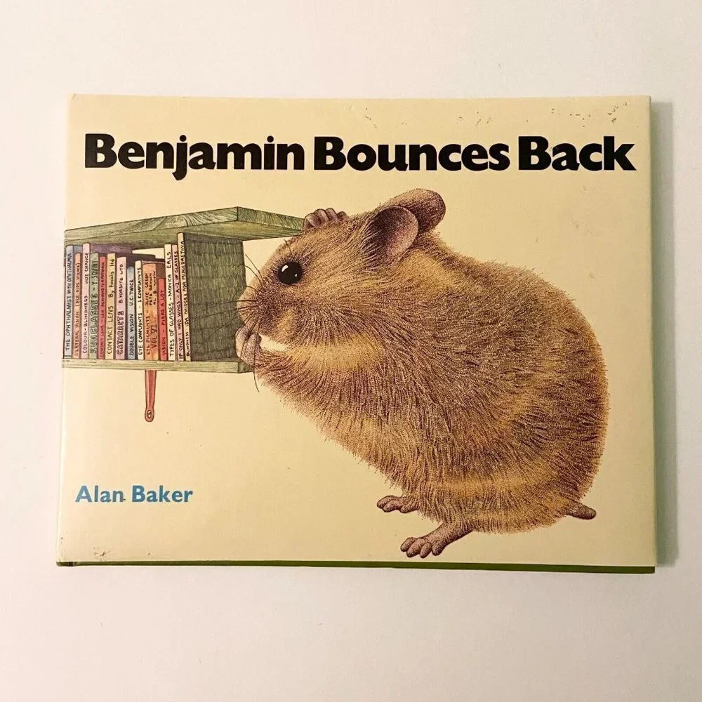Vintage 1978 Benjamin Bounces Back by Alan Baker Book HC DJ
